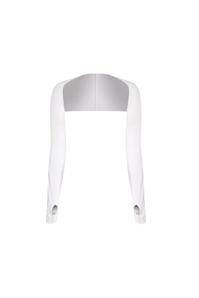 Choice White Women's Sports Sun Protection Shawl Thin Style Shoulder Length W...