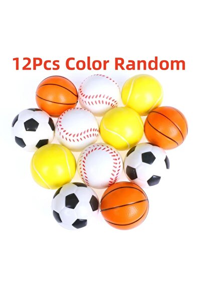 Choice 12Pcs 12Pcs Soft Football Basketball Baseball Tennis Toys Foam Sponge ...