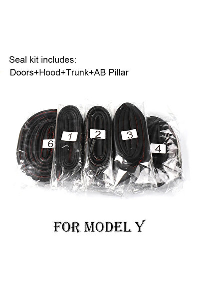 Choice Model Y 20-24 For Tesla Model Y 3 Highland Door Seal Kit Soundproof Ru...