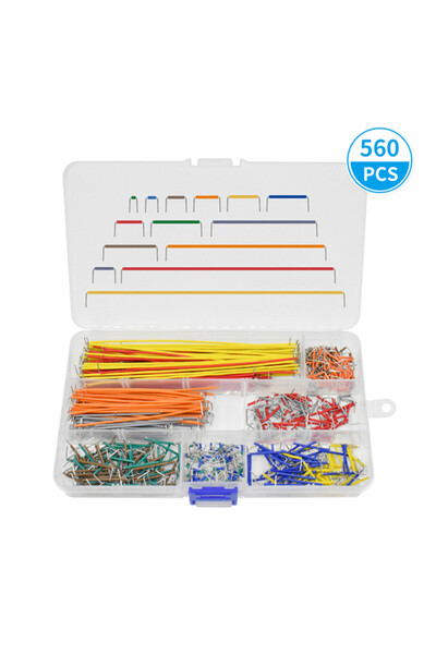 Choice1 560pcs 140-840Pcs Preformed Breadboard Jumper Wire Kit 14 Lengths Ass...