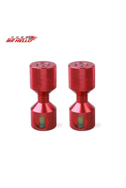 Choice Red With Gradienter / 1-1/8" Two Hole Pins Set Handy 6061 Aluminum Con...