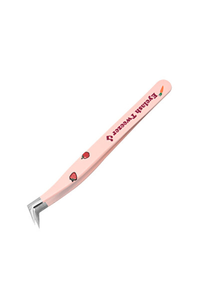 Choice4 E False Eyelash Tweezers Stainless Steel Anti-static Pincet Curved St...