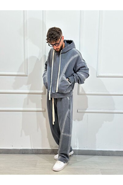 Urban Collection Trening din bumbac model prespalat Urbancollection