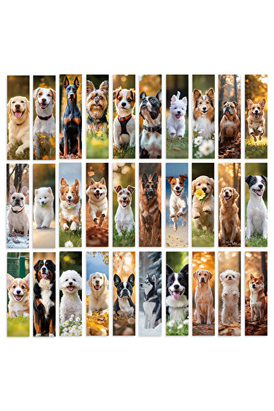 Choice Mixed Color 32pcs, Dog Collection Bookmark Set, Suitable for Teachers,...