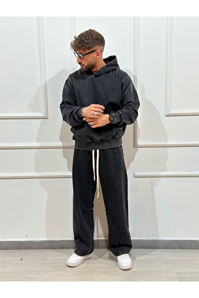 Urban Collection Trening din bumbac cu gluga Urbancollection