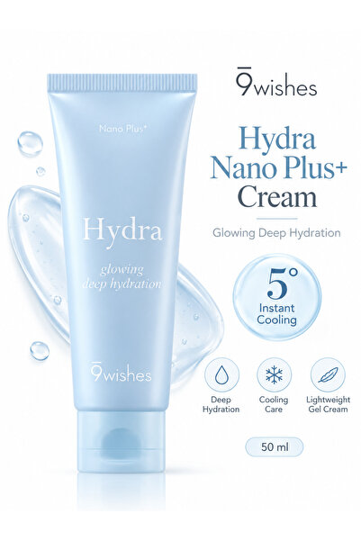 9WISHES Hydra Nano Plus+ Cream | 50 ml Deep Hydration Face Moisturizer | Hyal...