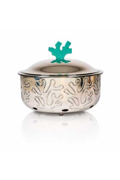 Blends Food Warmer 3 liters Silver Stainless Steel with Coral Reef Pattern fr...