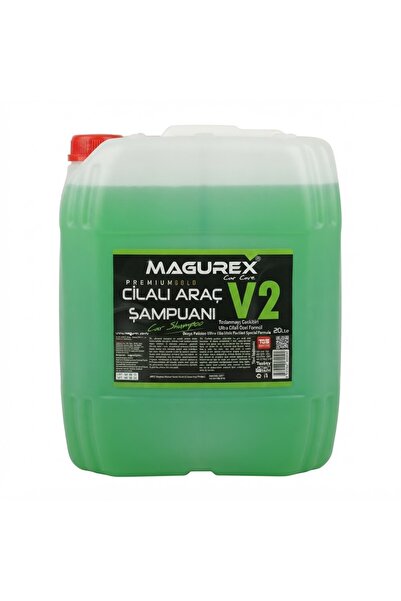 MAGUREX V2 Araç Şampuanı 20 L pH Nötr Yoğun Köpük Boya Koruma Oto Yıkama