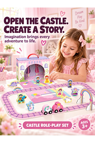 Tooky Toy Castle Play Box