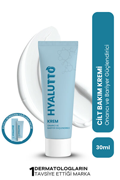 TTO Yüz Kremi Onarıcı Bariyer Destekleyici 30 ml Hyaluronik Asit Hyalutto Cil...