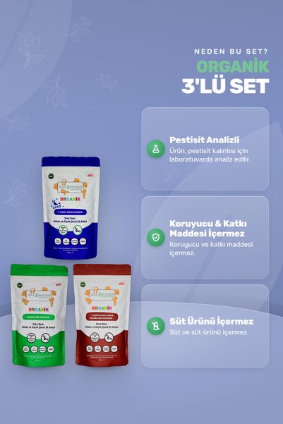 Soul Kitchen Organik Ürünler Organik Bebek Gece Maması, Bebek Muhallebisi, Keçiboynuzlu Muhallebi Tahıl Bazlı 3x250 g