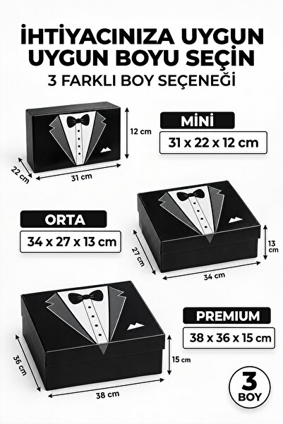 long way Damat Kolisi, Söz Nişan Damat Kutusu, Damat Bohçası 3 Boy