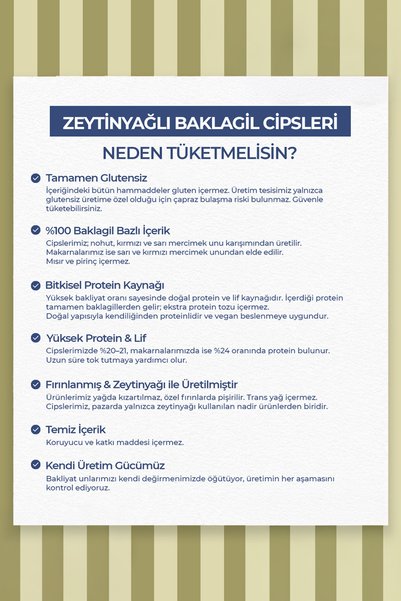 POTAMYA Zeytinyağlı Baharatlı Baklagil Cipsi x6