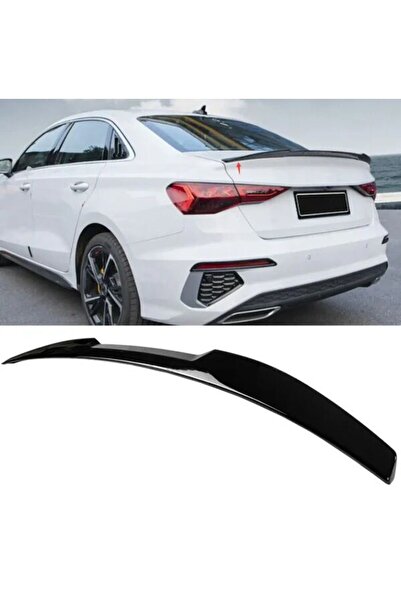 autogp Audi a3 8y sedan bagaj üstü spoiler votex pianoblack yarasa 2021+