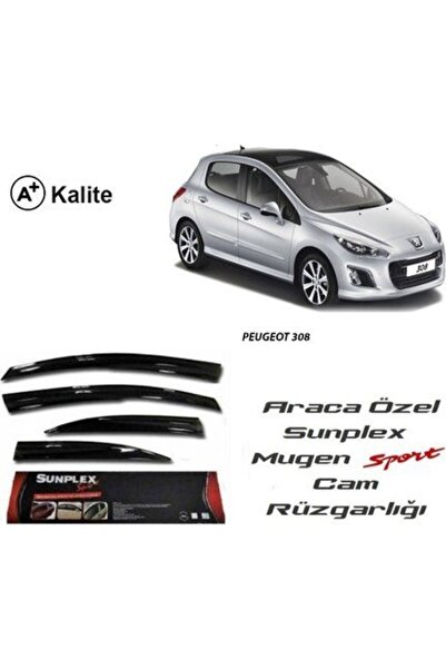 SUNPLEX Peugeot 308 cam rüzgarlığı mugen tip