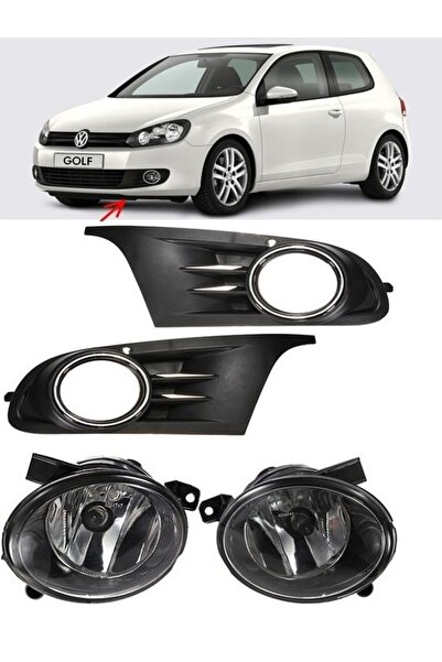 Genel Markalar AEM Vw golf 6 sis lambası sis farı çerçeveli oem 2009 / 2013