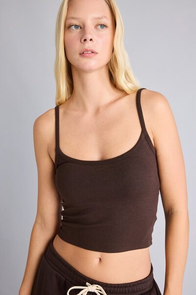 DeFacto Fitted U Yaka Fitilli Kaşkorse Atlet I2410AX26AU