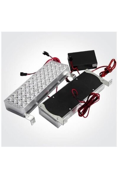 Space Çakar 96 Ledli Sefaf Cam Kırmızı-Mavi