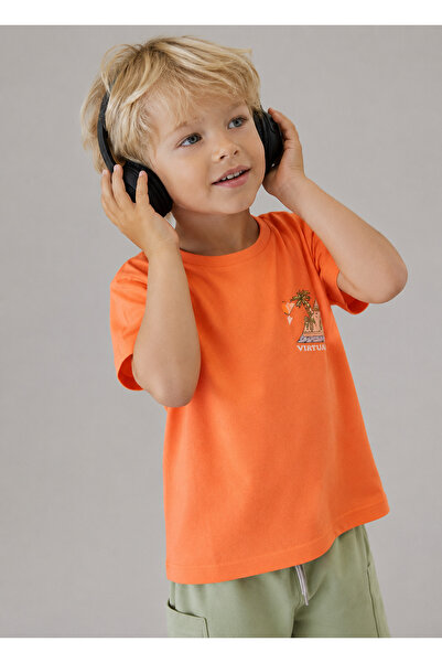 MAYORAL Boy's Tshirt Orange
