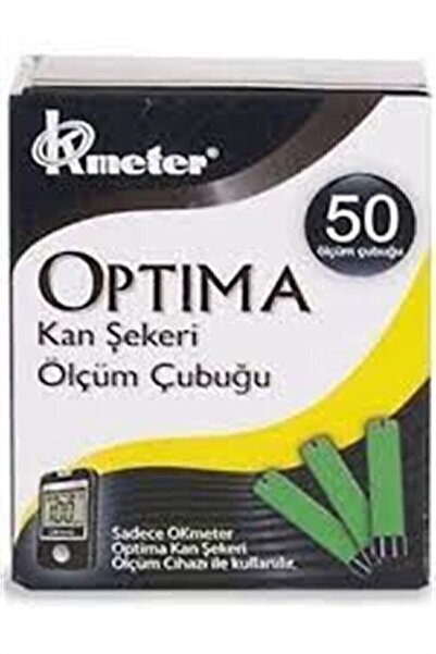 Optima Kan Şekeri Ölçüm Çubuğu 50 Adet