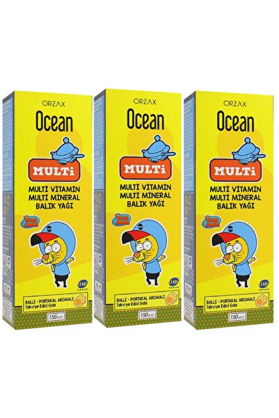 Ocean MULTİ Şurup 150ml-3 Adet