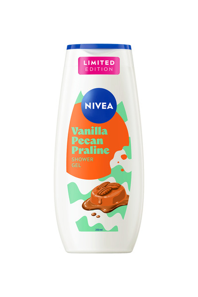NIVEA Gel de duș cu vanilie și praline de pecan, Ediție limitată, 250 ml