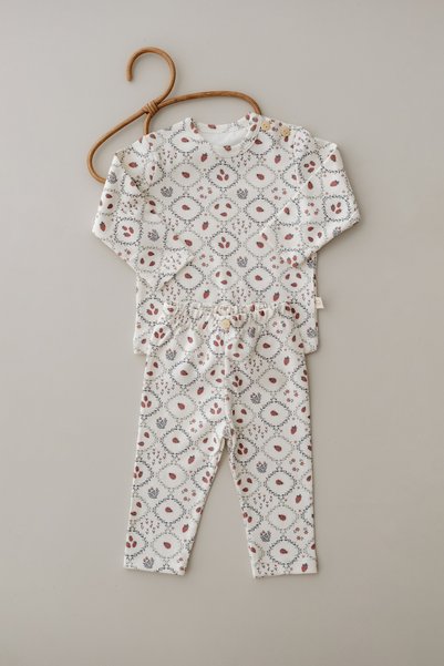 Oh La La Koala For Little Ones Uğur Böceği Baskılı Bebek Alt Üst Takım