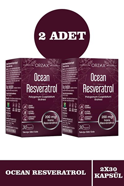 Ocean humanlife Resveratrol 200 mg 30 Kapsül 2 Adet
