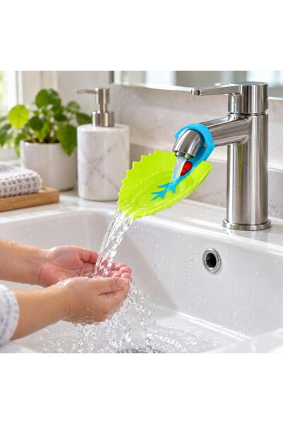 Empria Frunza extensie robinet chiuveta pentru copii, Empria, Bleu