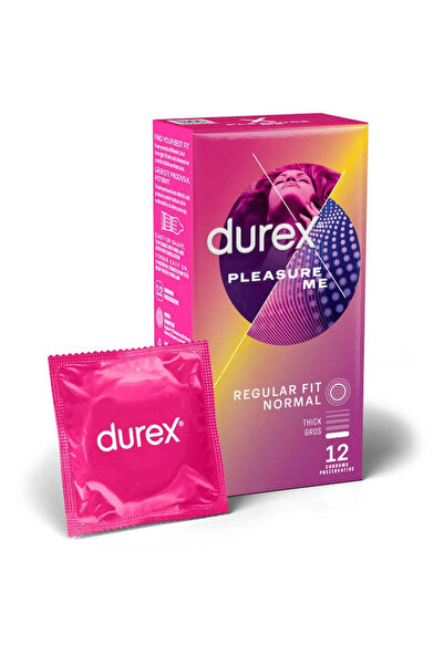 Durex Προφυλακτικά Pleasure Me με ραβδώσεις και κουκκίδες για ενισχυμένη ευχα...