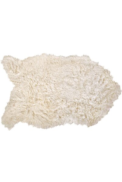 OEM Covor shaggy alb forma animala 55x90cm covoras pufoase decorativ casa