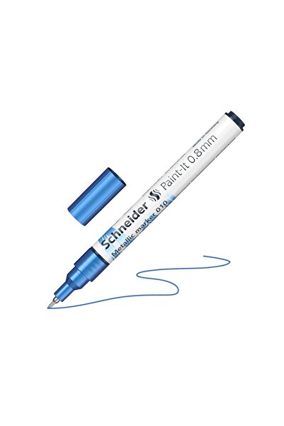 SCHNEIDER Marker metalic Paint-It 010 0.8 mm albastru metalic
