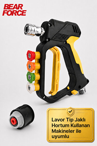 ROBEVE Bear Force Lavor Uyumlu Basınçlı Yıkama Tabancası 345 Bar 5000 PSI 5’l...
