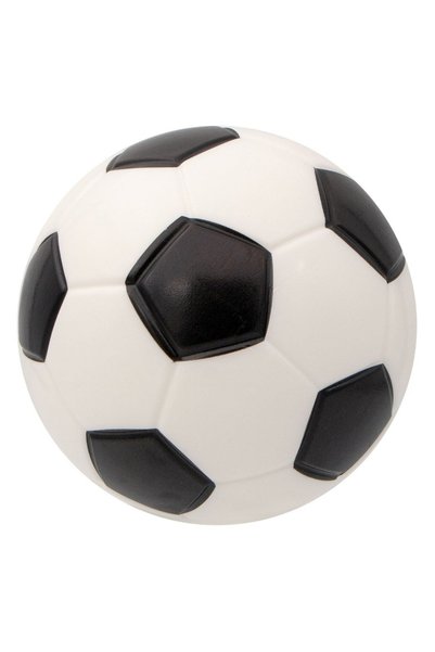 OEM Minge de fotbal soft, alb-negru, diametru 15 cm, pentru antrenamentul cop...