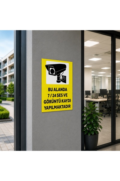 Genel Markalar Bu Alanda 7/24 Ses ve Görüntü Kaydı Yapılmaktadır 20X30 Cm A4 ...
