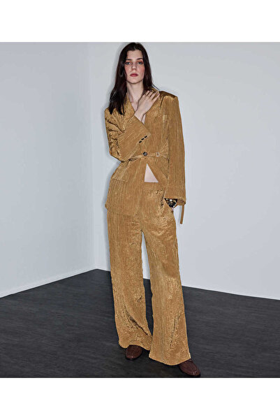 İpekyol Pants with Crinkle Effect