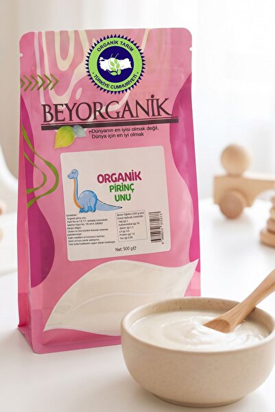 BEYORGANİK ORGANİK Pirinç Unu 500gr (PESTİSİT ve AFLATOKSİN ANALİZLİ)