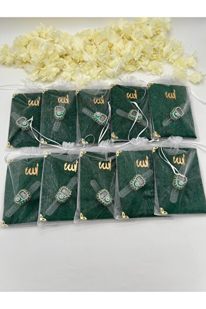 LenaToptan 10 Pieces of Gift Items (Dowery-Mavlud-Hac-Umre) Tulle Pouch with ...