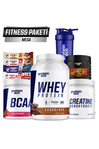 Proteinocean Fıtness Paketi Mega - Çikolata Ahududu