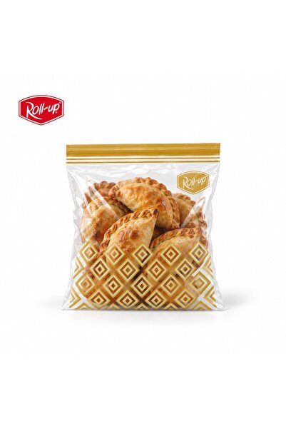 Roll-Up Çift Kilitli Buzdolabı ve Gıda Saklama Poşeti 1,2 L 20 Adet