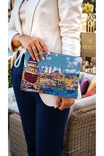 CLUTCH Ethnic Patterned Cloth Wallet / Handbag – Zippered Organizer
