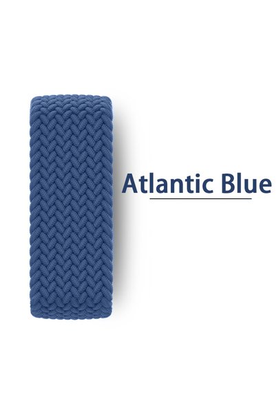Choice 44 45 46 49 mm M 1Atlantic Blue Braided Solo Loop For Apple watch Band...