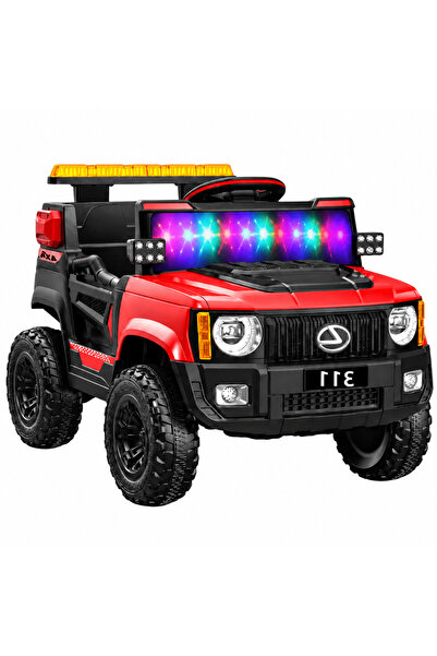 Baby Planet Jeep Pkq-311 12V Kids Ride-On Electric Car with Dual Motors - Rem...