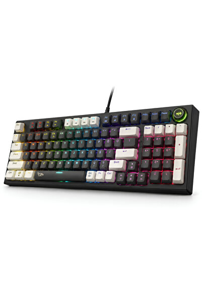 gameagle Kablolu RGB Mekanik Gaming Klavye, Türkçe Q, Numpadli Oyuncu Klavyes...