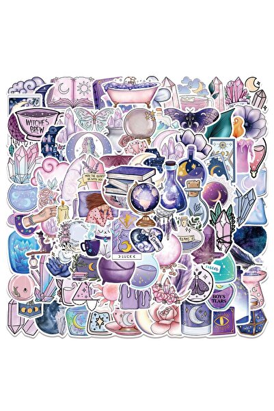 Choice 100Pcs 100Pcs Cartoon Magic Witch Moon Crystal Cute Stickers Laptop Sc...