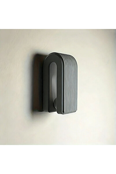 Choice1 Light Grey Auto-locking Towel Hanger; Gravity Wall Mount Rack; Novelt...