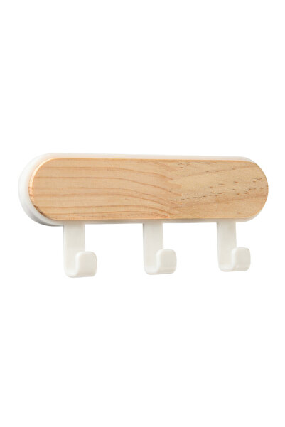 Choice S2 1Pc Self Adhesive Door Wall Hangers Hooks ABS Wood Hat Racks Key Ha...