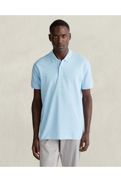 Gant Erkek Mavi Regular Fit Polo Yaka T-Shirt