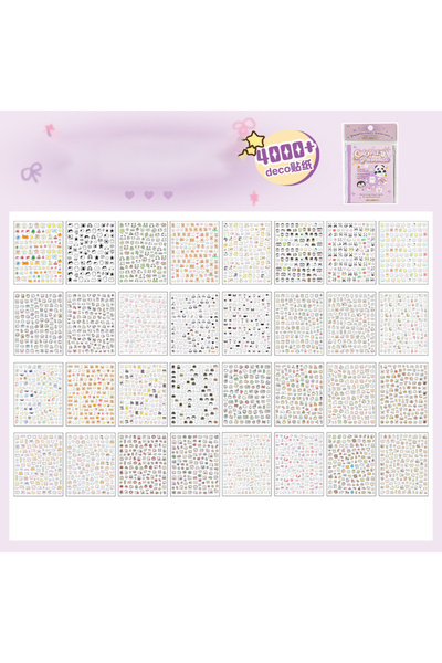 choice2 B0017-4 32 sheets/mini decoration scrapbook, dream dopamine pattern s...
