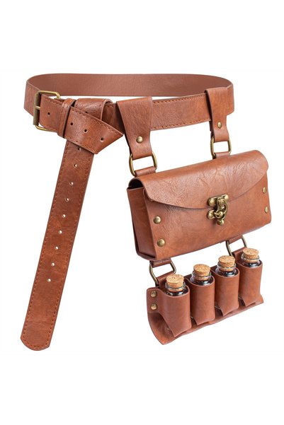 Choice4 135cm Style H 5PCS Renaissance Leather Belt Medieval Wizard Alchemy G...